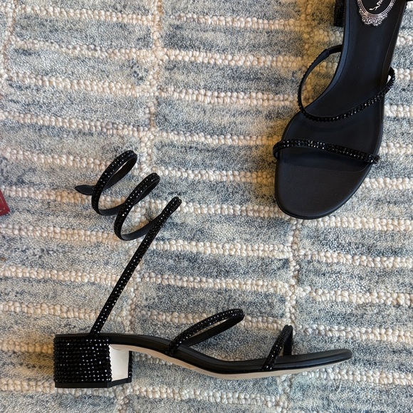 Rene Caovilla Cleo 40 Heels size 37.5
